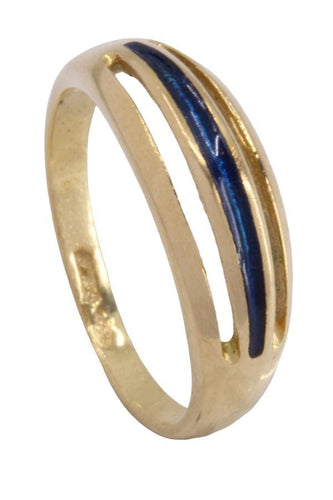 Bague 54 BAGUE MODERNE ÉMAIL 58 Facettes 076001