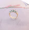 Bague 54.5 Bague Arlequin Emeraudes Rubis Saphirs Diamants 58 Facettes AA 1510