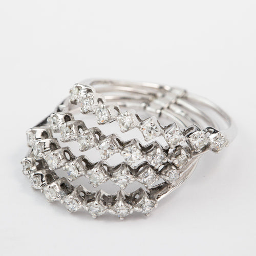 Bague 58 Bague en or 18 carats et diamants 58 Facettes