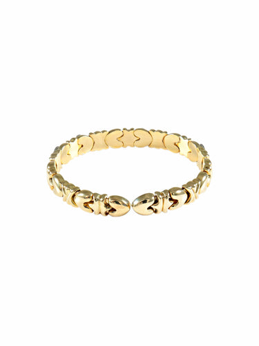 Bracelet Bracelet Coeurs Or Jaune Diamants 58 Facettes