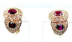 Boucles d'oreilles Boucles d’oreilles Rubis Diamants 58 Facettes AB236