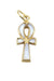 ANKH MOTHER-OF-PEARL CROSS pendant 58 Facettes 044341