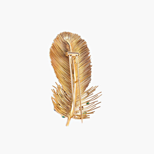 Broche Broche Plume 58 Facettes