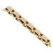 Yellow and Rose Gold Tank Bracelet 58 Facettes