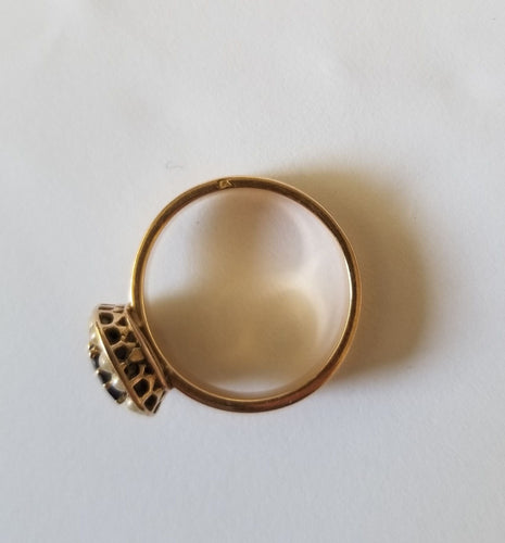 Bague 55 Bague Saphir perles 58 Facettes