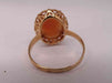 Ring 58 Cameo gold ring 58 Facettes 12023