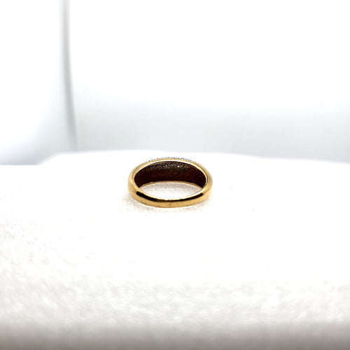 Bague 55 Bague or jaune diamants 58 Facettes 13105