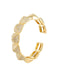 Bracelet BRACELET "PYRAMIDE" OR JAUNE ET BRILLANTS 58 Facettes 210015