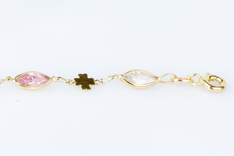 Bracelet Bracelet pierres fines en or jaune 58 Facettes 111.213703-65