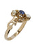 Ring 58 NAPOLEON III SAPPHIRE AND PEARL RING 58 Facettes 038651