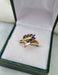 Ring 52.5 Branch ring Sapphires yellow gold 58 Facettes 294
