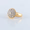 Bague 51 Bague pavage Diamants rond 58 Facettes JE127