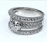 Bague 52 Bague diamant 0.74ct pavage diamants 58 Facettes AB253