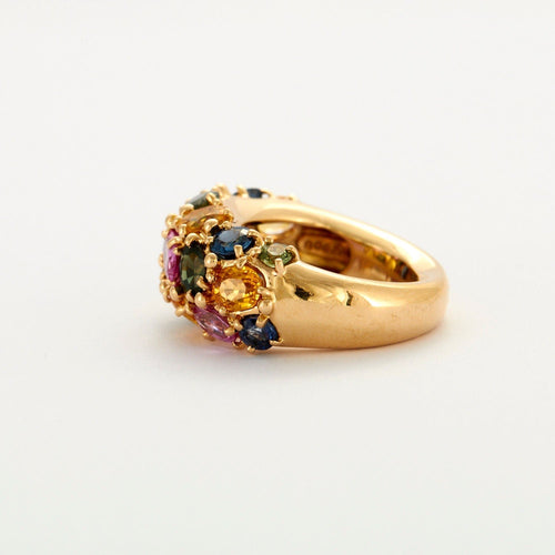 Bague 51 CHAUMET - Bague Saphirs de couleur 58 Facettes