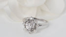 Ring 57 Daisy ring in white gold and diamonds 58 Facettes 31930