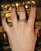 Ring 56 Ruby Diamond Signet Ring 58 Facettes 541