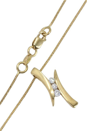 Collier COLLIER TRILOGIE DIAMANTS 58 Facettes 056631