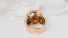 Ring Ball ring in yellow gold and diamonds 58 Facettes 31355