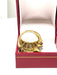 Ring Ruby and diamond yellow gold ring 58 Facettes