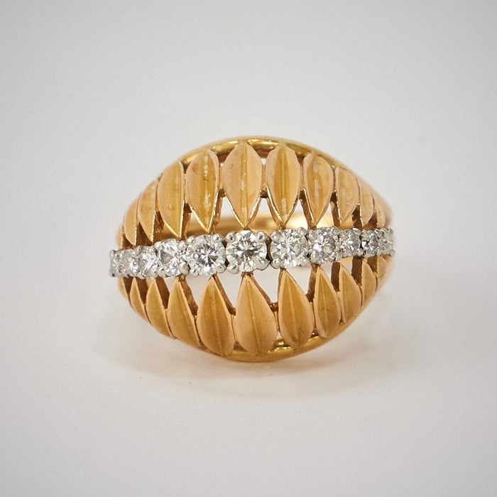 Bague Bague Vintage Coquille, Diamants 58 Facettes LOT 3804