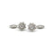 Boucles d'oreilles Boucles d'oreilles - or blanc & diamants 58 Facettes 240037R