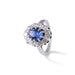 Ring 54 Pompadour Ring, Diamonds & Sapphire 58 Facettes H160