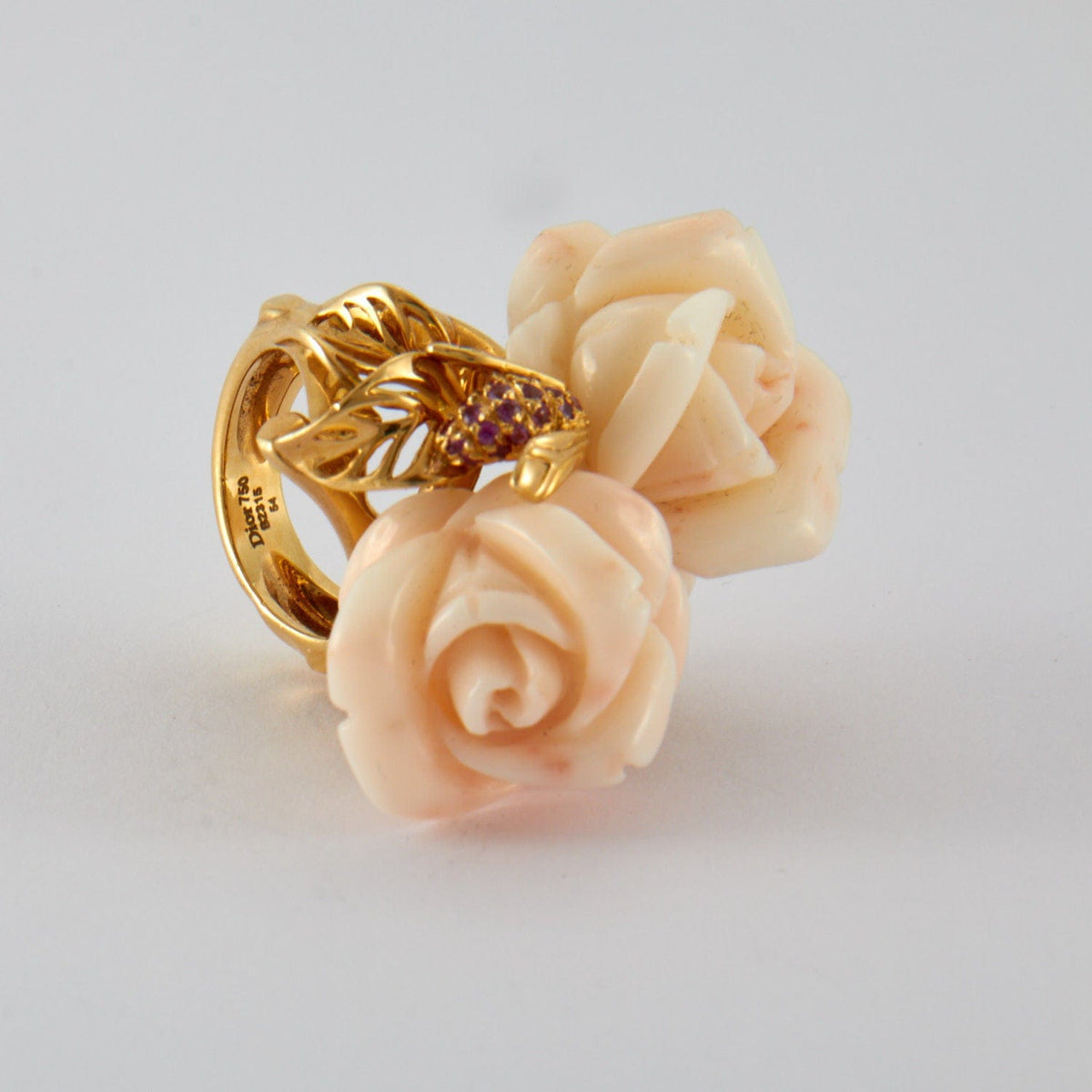 DIOR Bague Pré Catelan Corail Saphirs Roses - Main Image