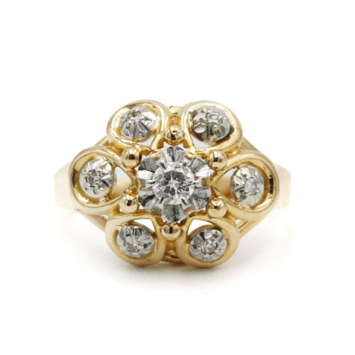 Bague 57 Bague en Or, Platine & Diamants 58 Facettes 230150R