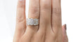 Bague 54 Bague ruban or jaune diamants 58 Facettes 32537