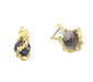 GILBERT ALBERT earrings. Gold earrings and interchangeable beads 58 Facettes