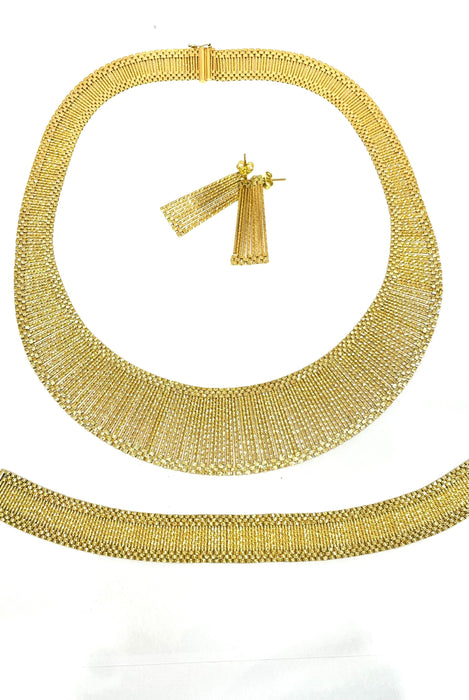 Collier Parure 3 pièces en or jaune 58 Facettes