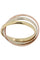 Bague ALLIANCE MODERNE 3 ORS 58 Facettes 045031