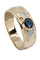 Bague 56 BAGUE JONC SAPHIR ET DIAMANTS 58 Facettes 061501