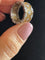 Bague 54 Bague dentelle en or jaune, diamants blancs 58 Facettes