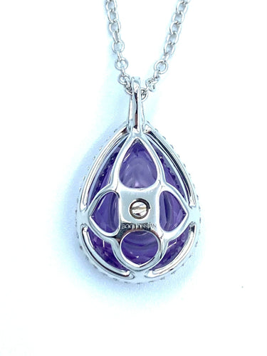Collier BOGHOSSIAN. Collier Shine Améthyste et Diamants 58 Facettes