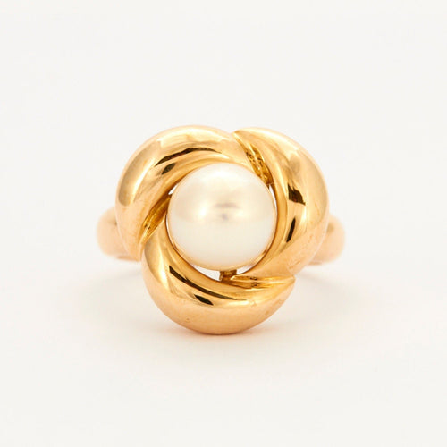 Bague 52 Bague Pétale Perle 58 Facettes 002.196