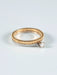 Ring 53 Two Gold Solitaire Ring 58 Facettes