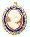 Brooch Brooch pendant cameo woman's profile 58 Facettes AB197