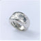 Bague 53.5 Bague Jonc en Or Blanc, Diamant 58 Facettes 20400000536