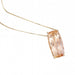 Necklace Gold necklace with imperial topaz 58 Facettes D360116MS