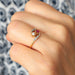 Ring 51 Toi & Moi ruby ​​pearl ring 58 Facettes P4L15