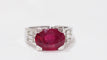 Bague 55.5 Bague en Or Blanc Rubis & Diamants 58 Facettes 31317