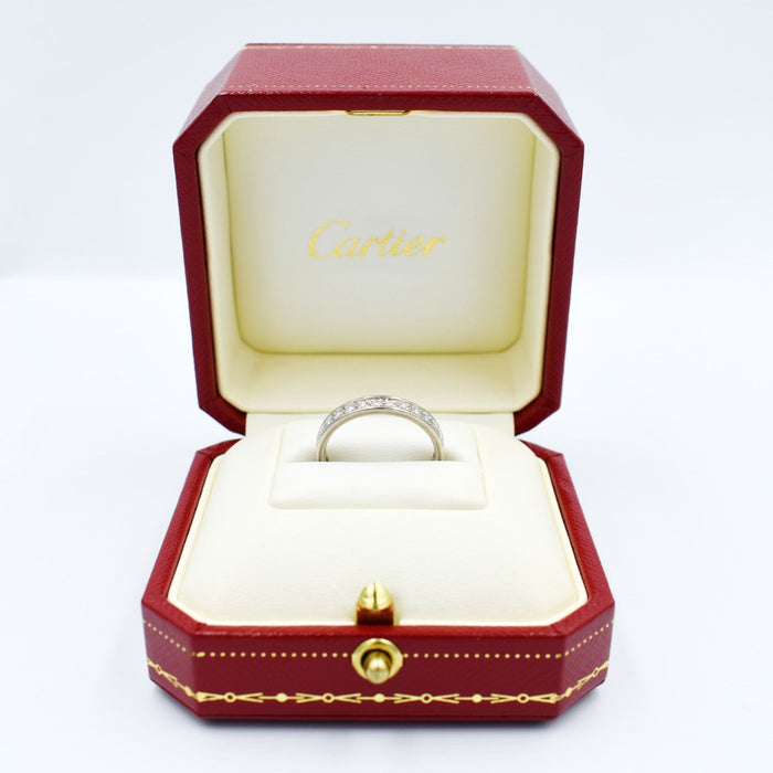 Bague Cartier - Alliance Eternité or et diamants 58 Facettes 141