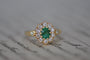 Bague Bague émeraude et diamant 58 Facettes