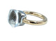 Bague POMELLATO. Collection Nudo classic, bague 2 ors et topaze blanche 58 Facettes