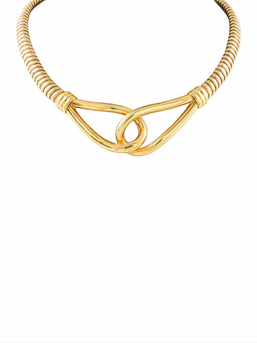 Collier Collier Tubogaz Or jaune 58 Facettes