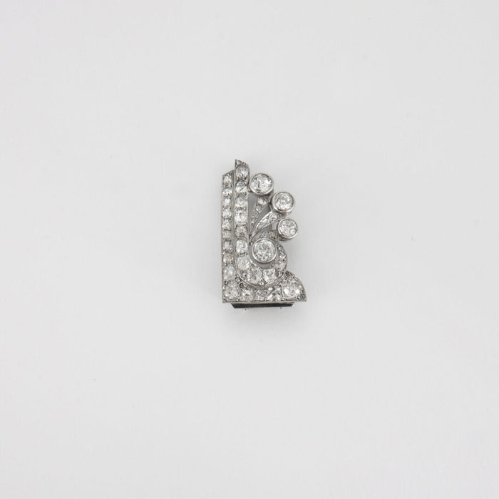 Clip Clip Platine Diamants 58 Facettes A5996d