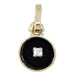 ANCIENT ONYX AND DIAMOND PENDANT 58 Facettes 062521