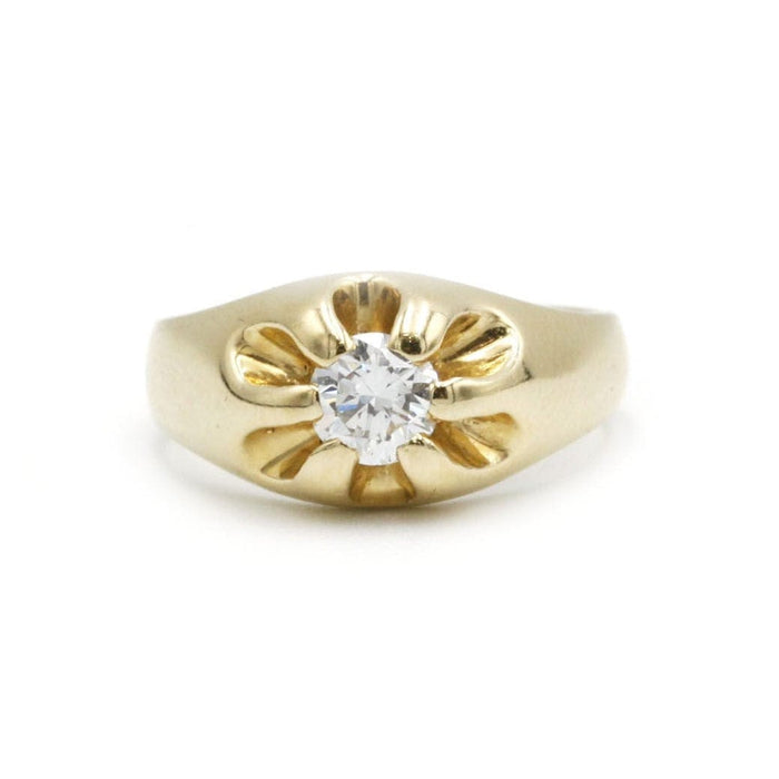 Bague 50 Bague en Or jaune, diamant 58 Facettes 230102R