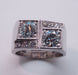 Ring 54 Art Deco Platinum Diamond Ring 58 Facettes 16205